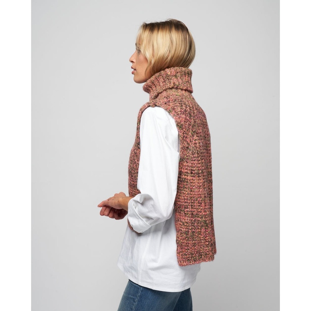 Isabel Marant Meggy Turtleneck Sweater Vest Multicolor Sz 6 Medium 38 - Picture 3 of 16
